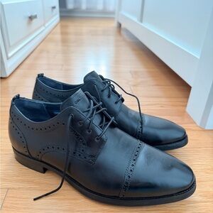 Cole Haan Men's Classic Black Leather Oxfords
